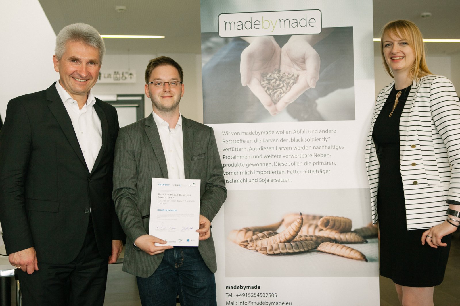 madebymade wins Best Bio-based Business Award 2017