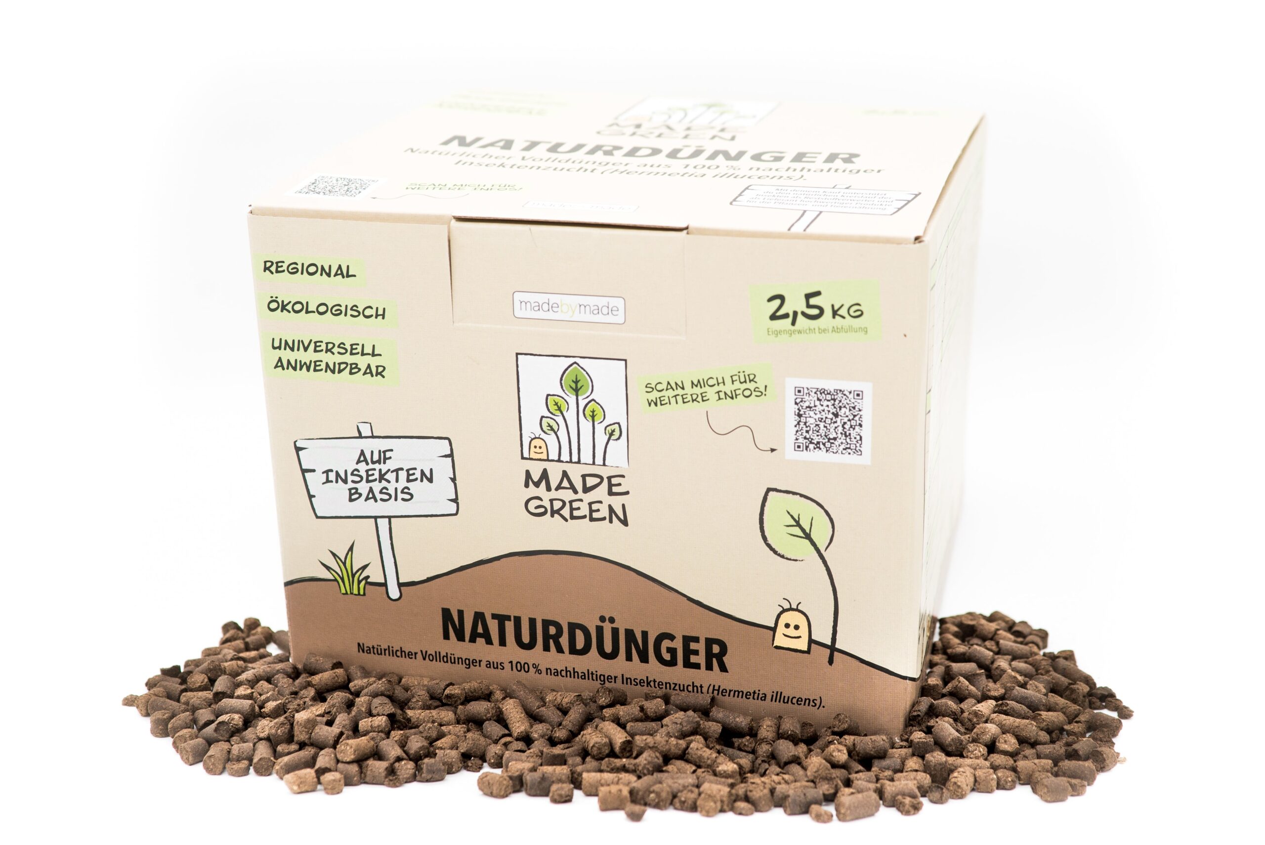 2,5KG Packung madebymade Naturdünger